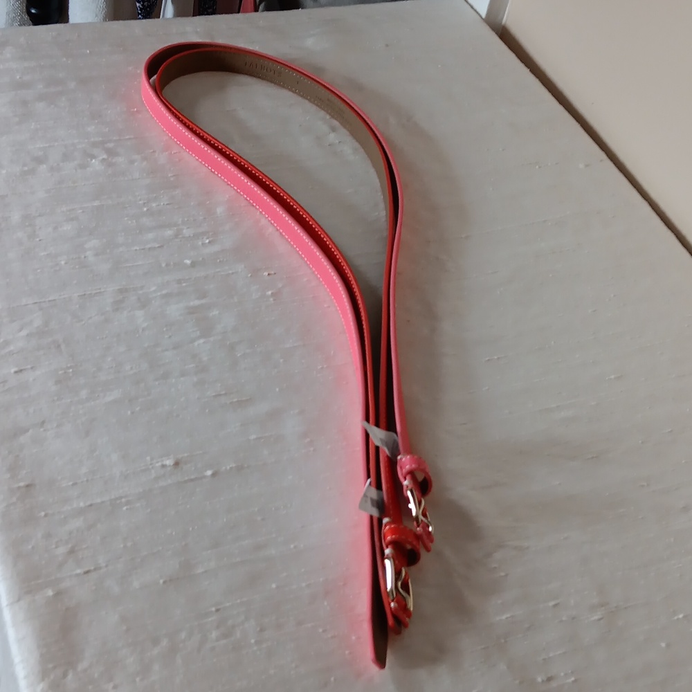 🌺Talbots Leather Belts in Pink & Orange - Picture 12 of 14